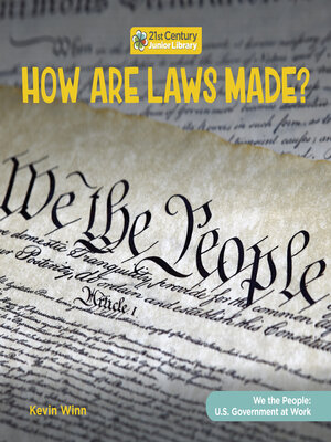 cover image of How Are Laws Made?